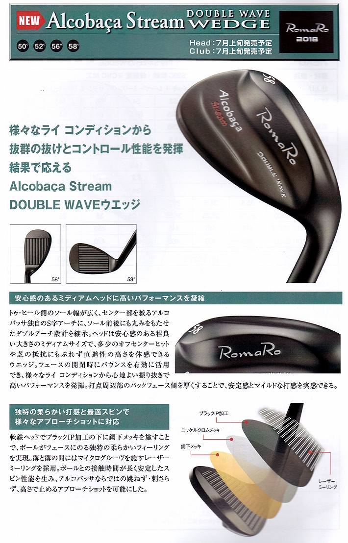 ロマロ 最新 “Ray SX-ZERO ” ＆ “Stream DOUBLE WAVE” Wedge ...